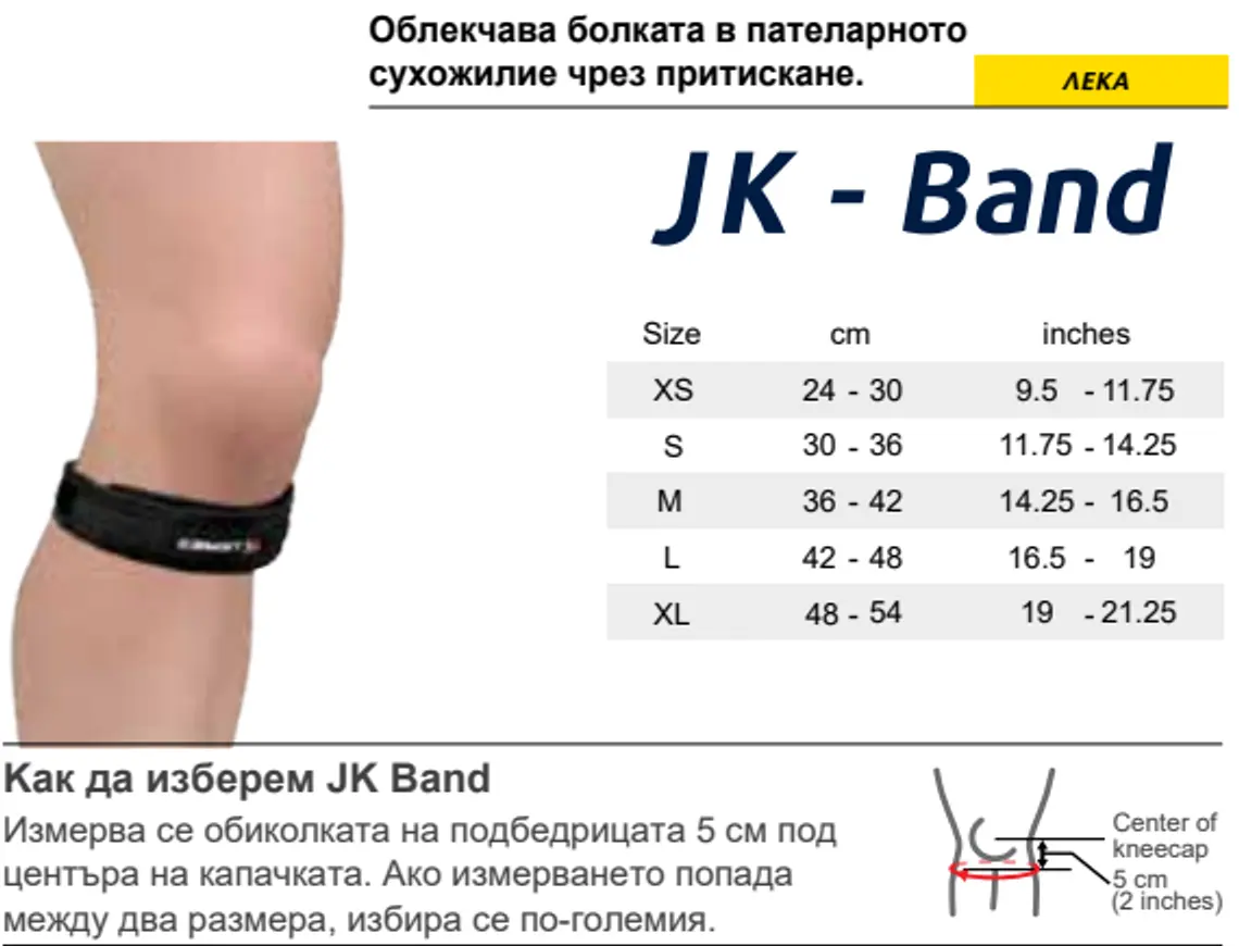 JK-Band за коляно
