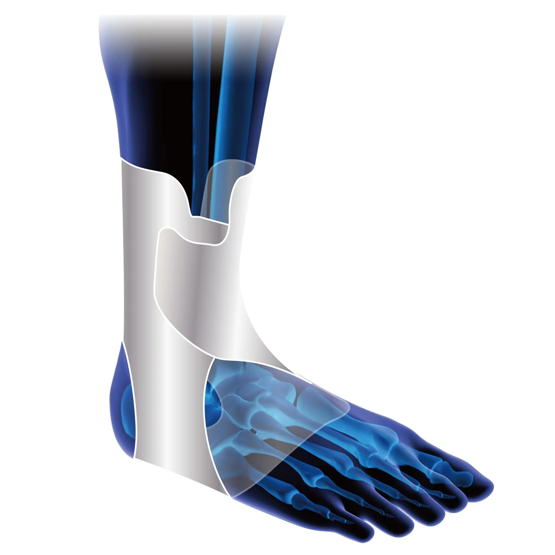 Кинези Тейп за глезен MS-K Tape | AllSport